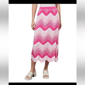 Ming Wang Ombré skirt Pinks sz XL NWT